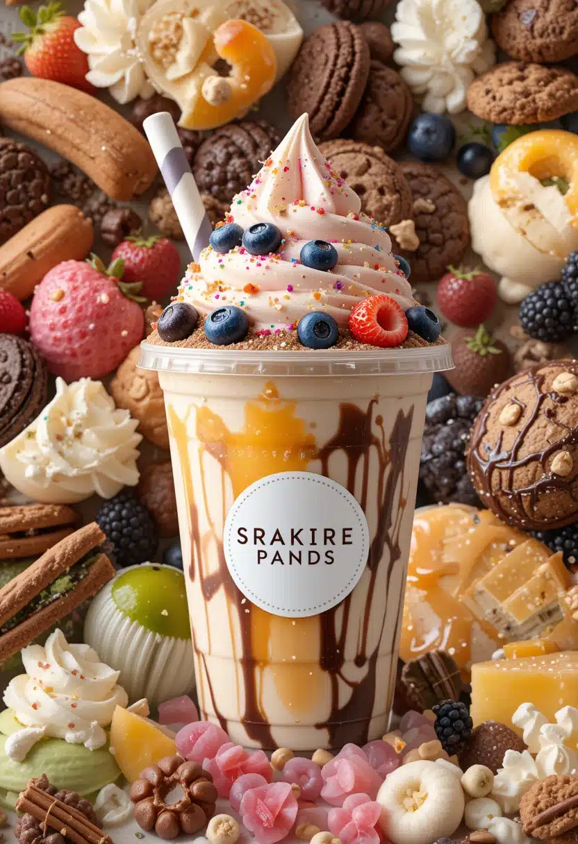  soft serve ice cream flavors with fruit and toppings