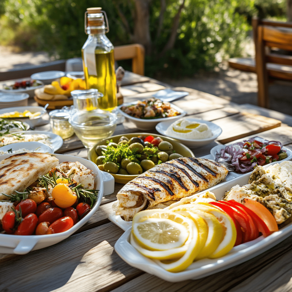 mvd0616 40269 A rustic wooden table set with traditional Medite 5429042d fc25 4ee4 9b6c f612ea63ebad