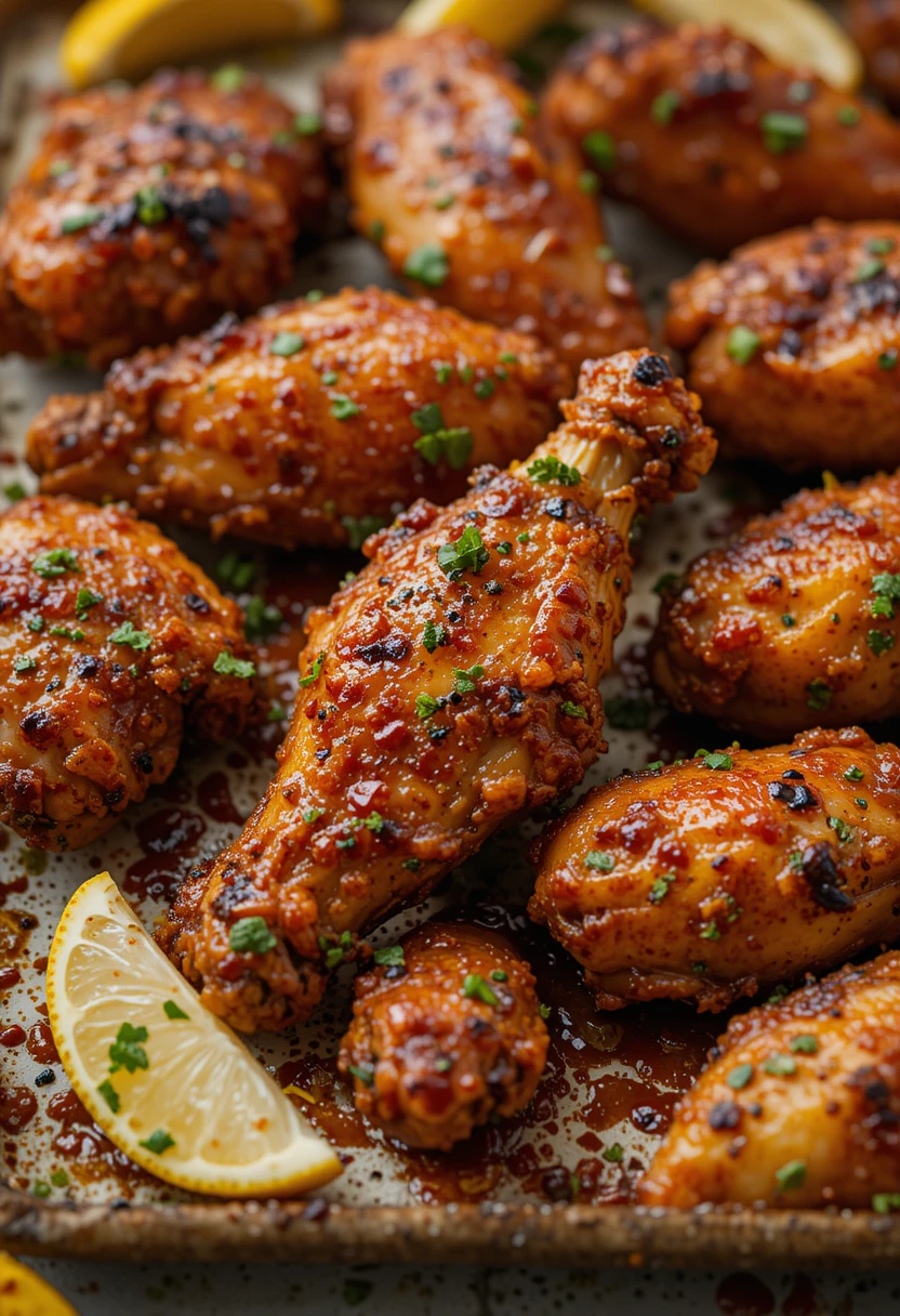 Turkish-Style Grilled Chicken Wings