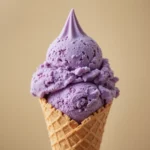 Taro ice cream recipe card
