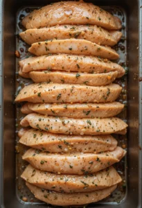  Stacked marinated turkish chicken doner kebab recipe