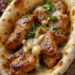 turkish chicken doner kebab recipe Plate with Sides