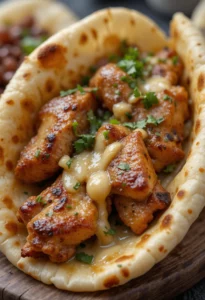 turkish chicken doner kebab recipe Plate with Sides