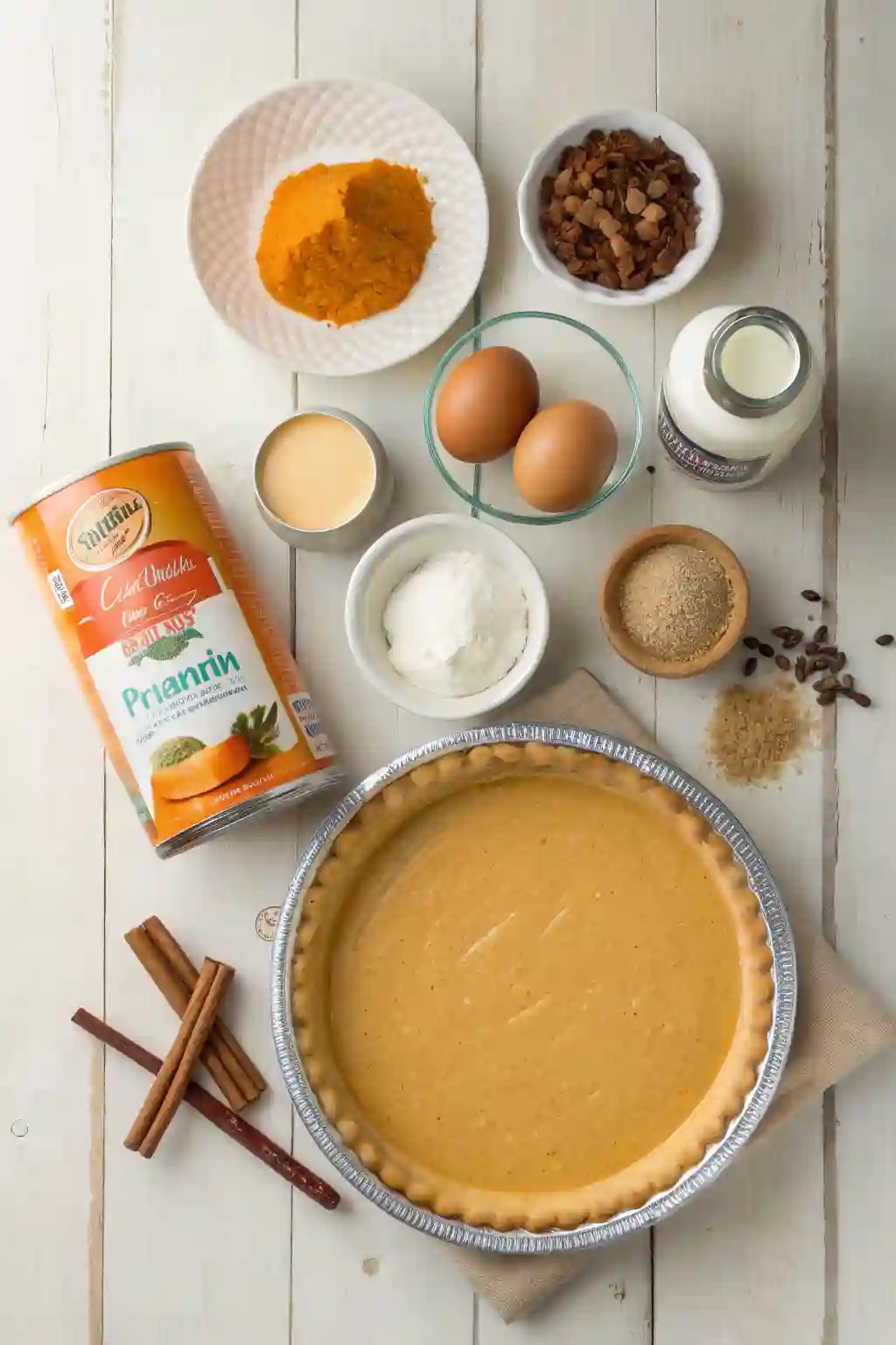 Pumpkin pie condensed milk ingredients