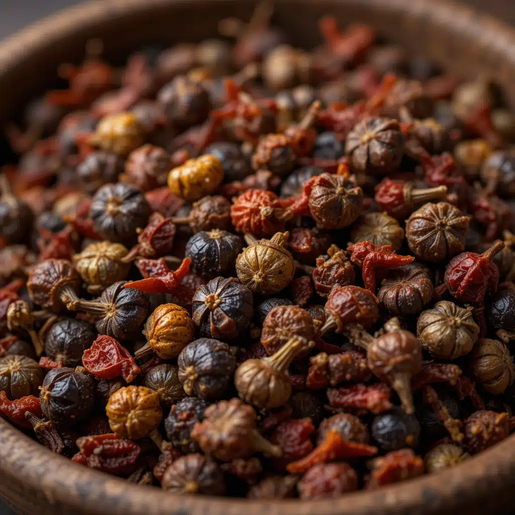 Szechuan spice MN with peppercorns and chilies