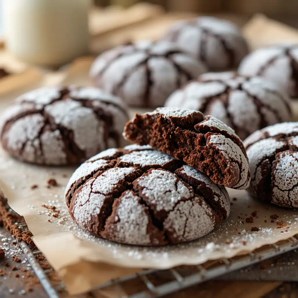 Chocolate Crinkle Cookies