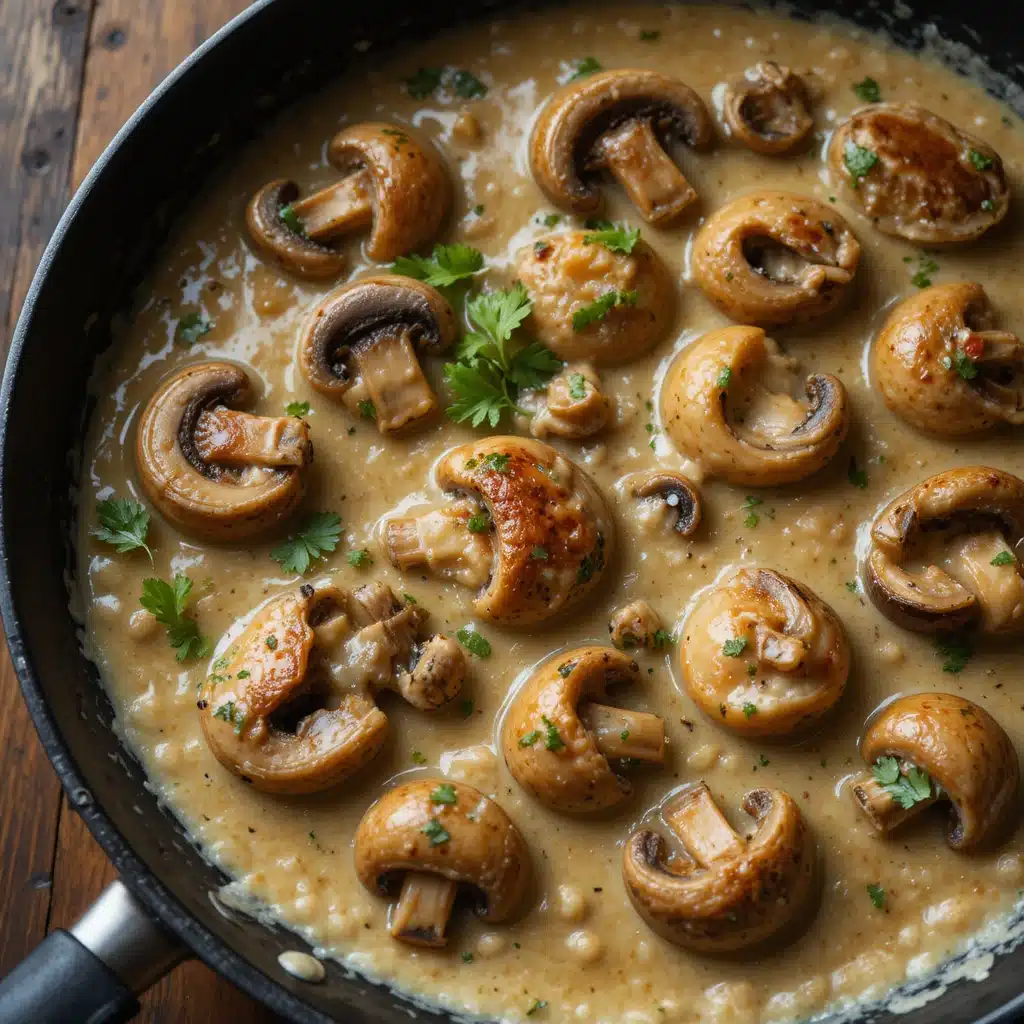 Creamy Mushroom Sauce Featured