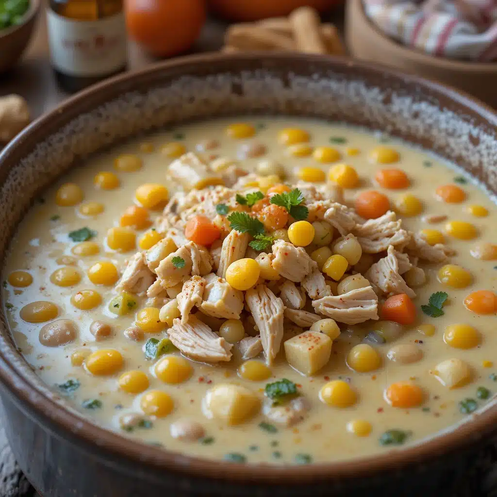 Crockpot Chicken Corn Chowder