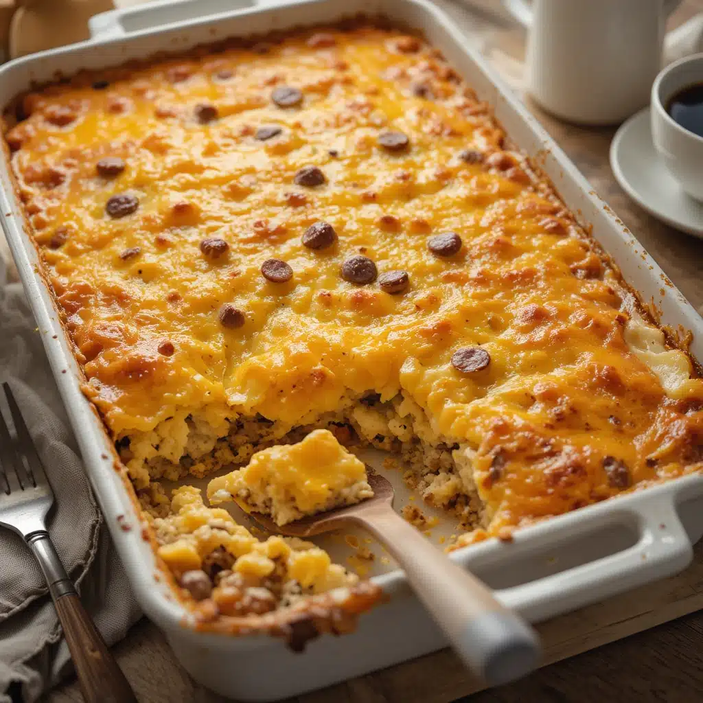 Sausage Egg and Cheese Casserole