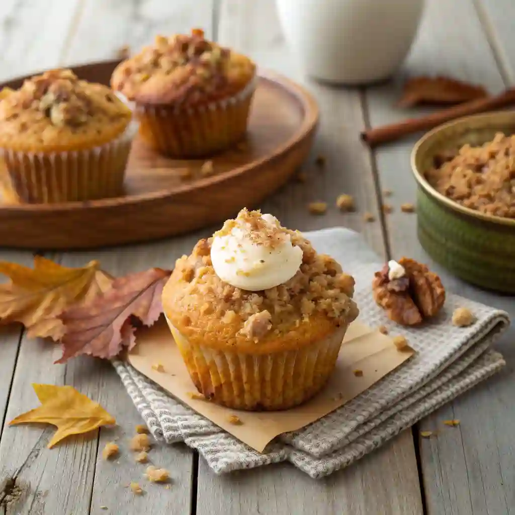 cozy autumn scene featuring a golden starbucks sty