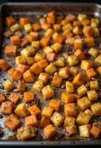 roasted squash and carrots for soup