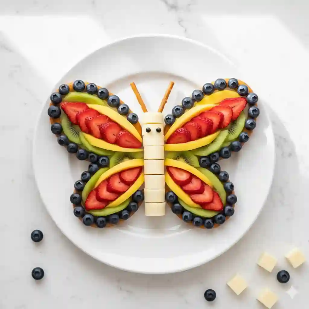 Butterfly Fruit Snack Idea