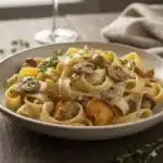 Creamy Mushroom Pappardelle No Wine Version 150x150 1