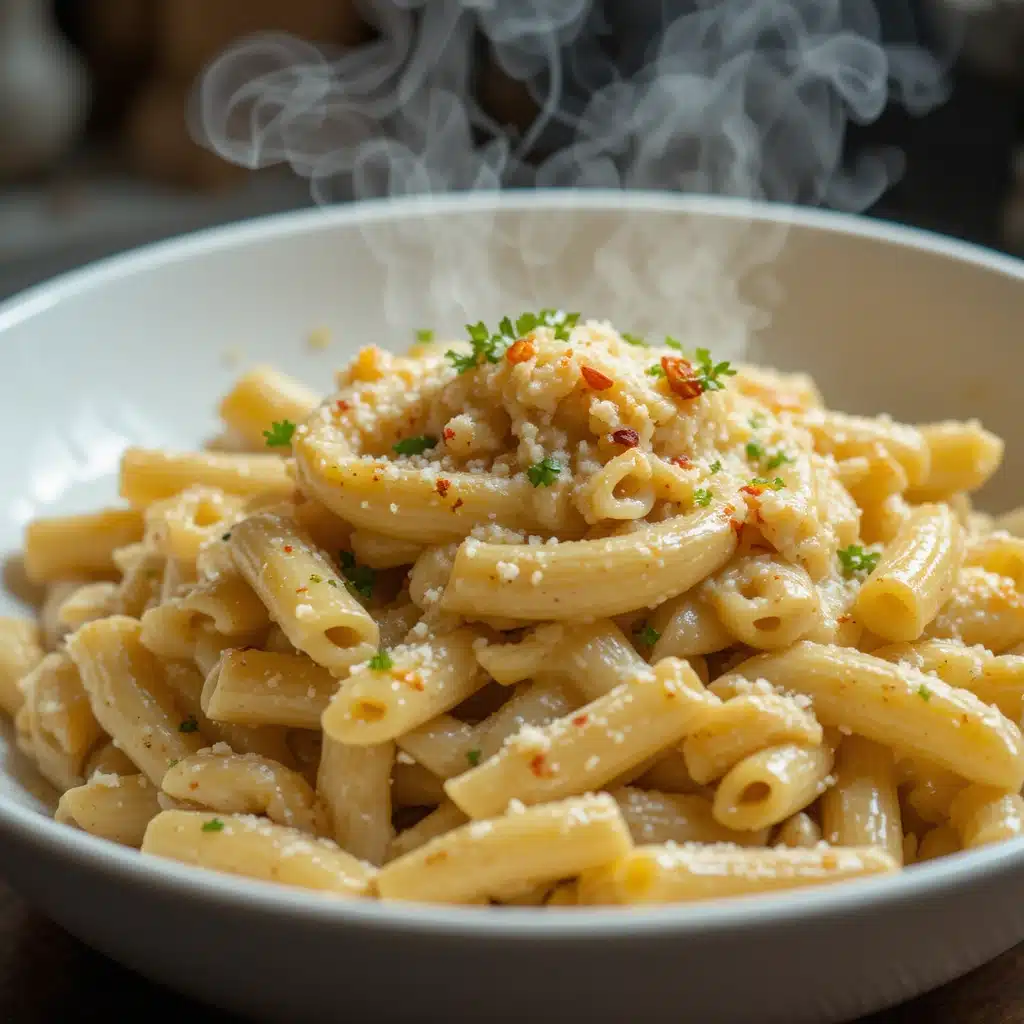 One Pot Creamy Garlic Pasta