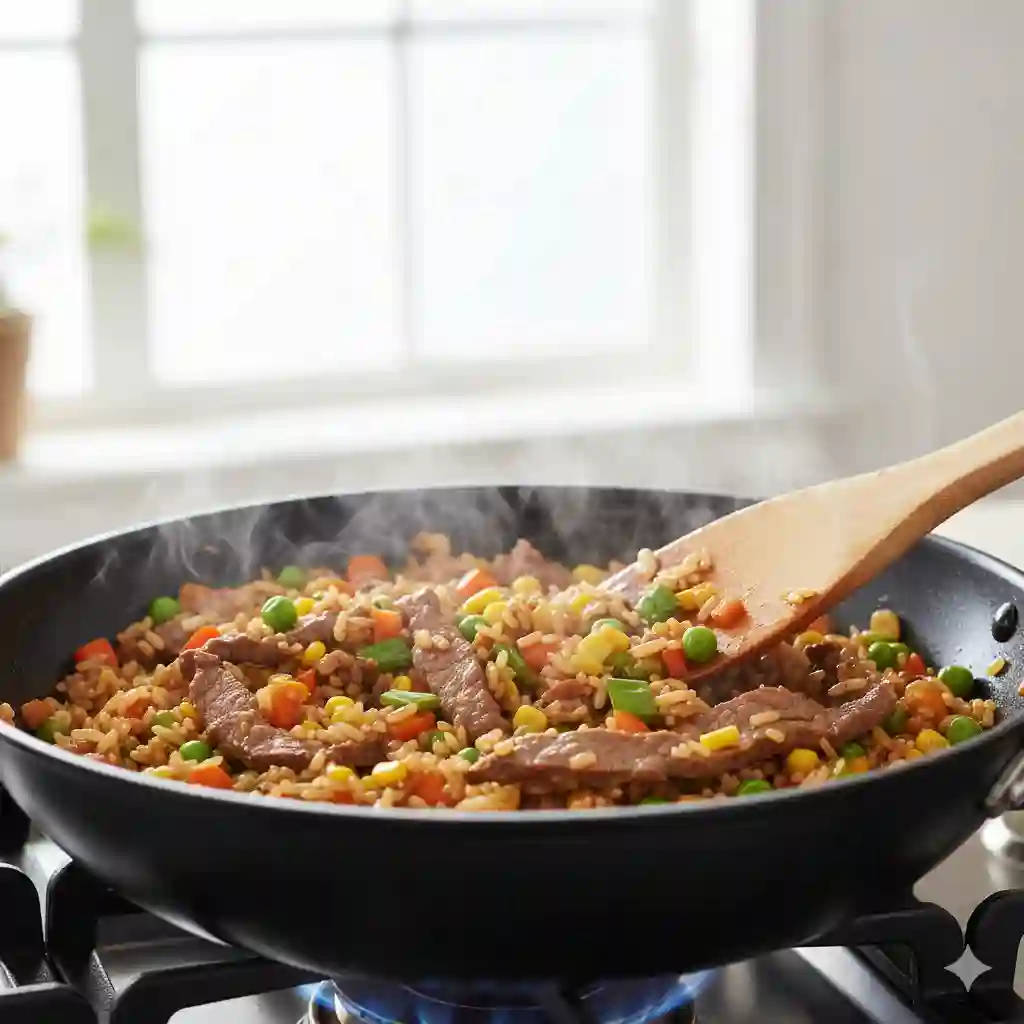 gluten free beef fried rice