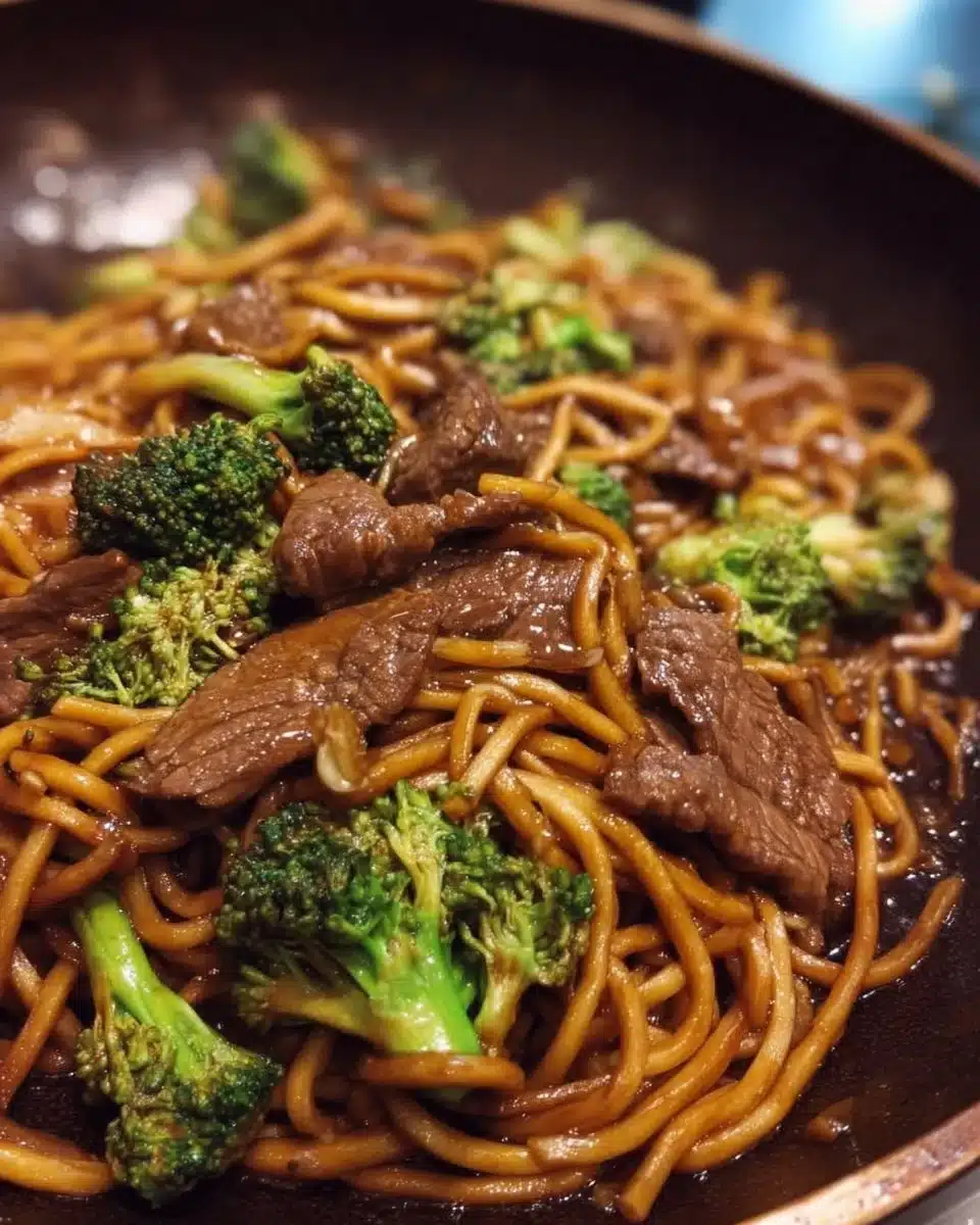 Beef and Broccoli Lo Mein