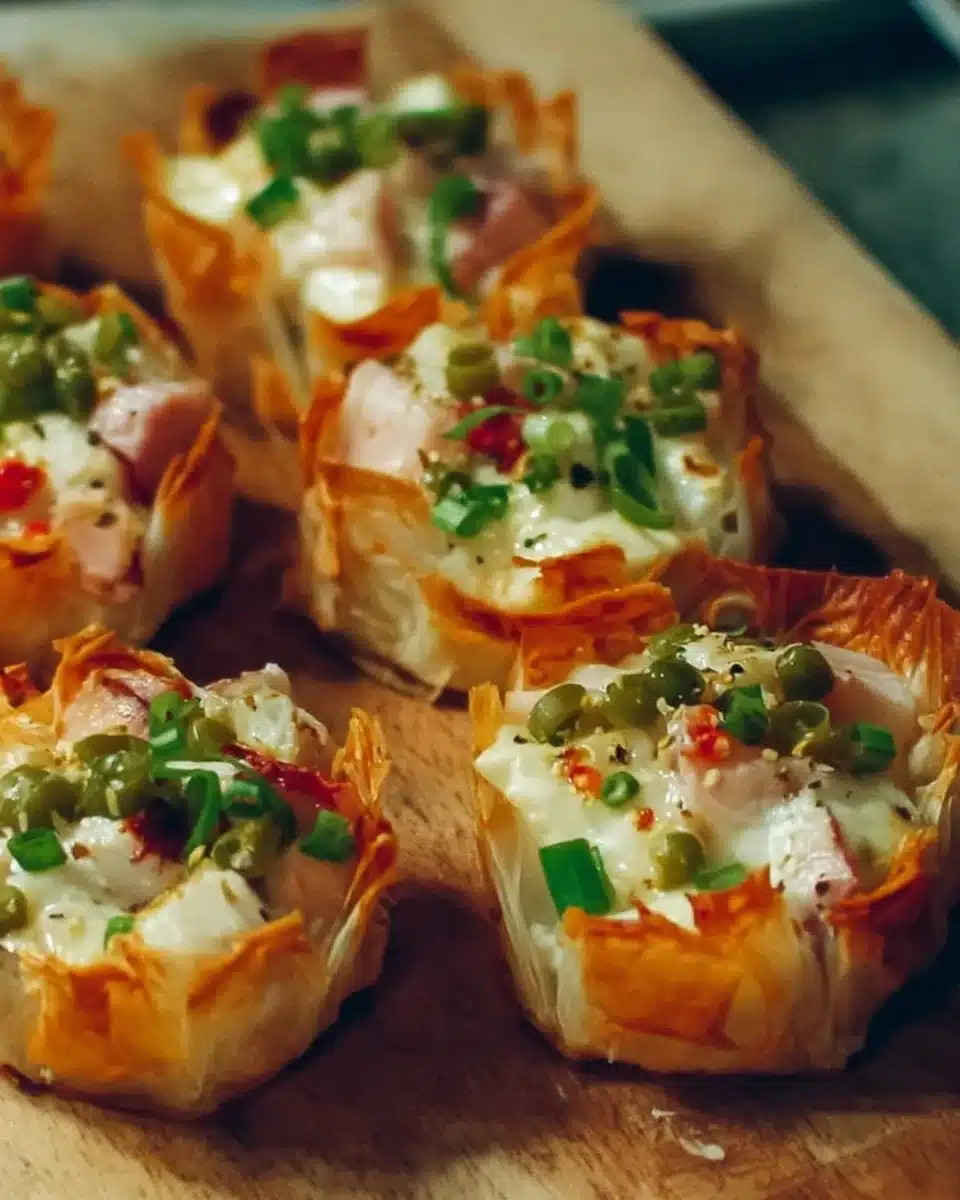 Delicious variety of cold appetizers displayed on a platter.