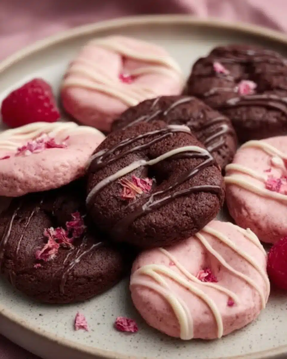 Valentine Ganache Cookies