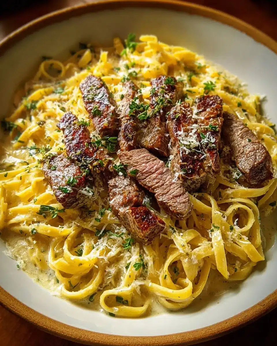 Creamy Steak Pasta
