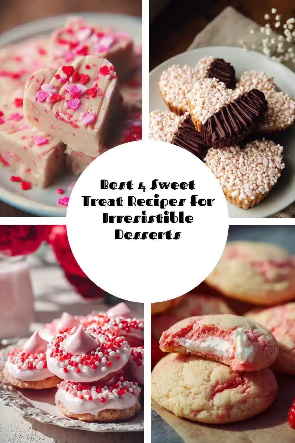 Four delicious sweet treat recipes for making irresistible desserts