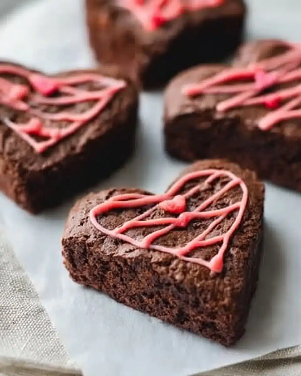 Heart-Shaped Brownies