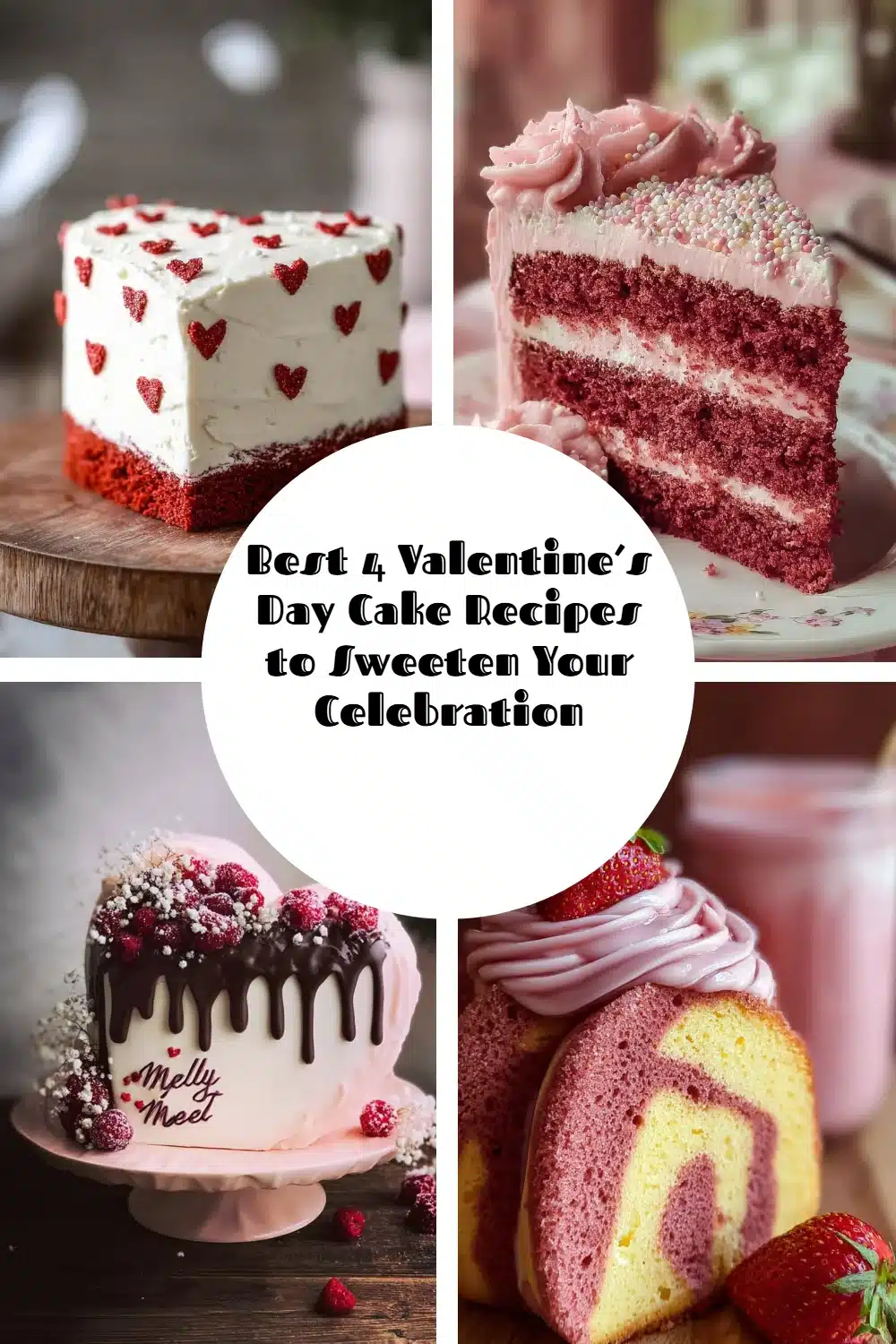 Delicious Valentine's Day cake showcasing heart decorations and festive colors.