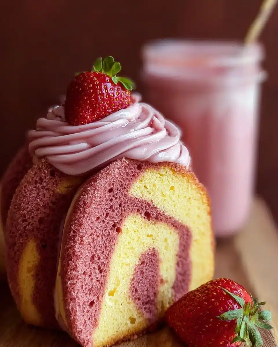 Best 4 Valentine’s Day Cake Recipes to Sweeten Your Celebration 2 Strawberry Milkshake Pound Cake