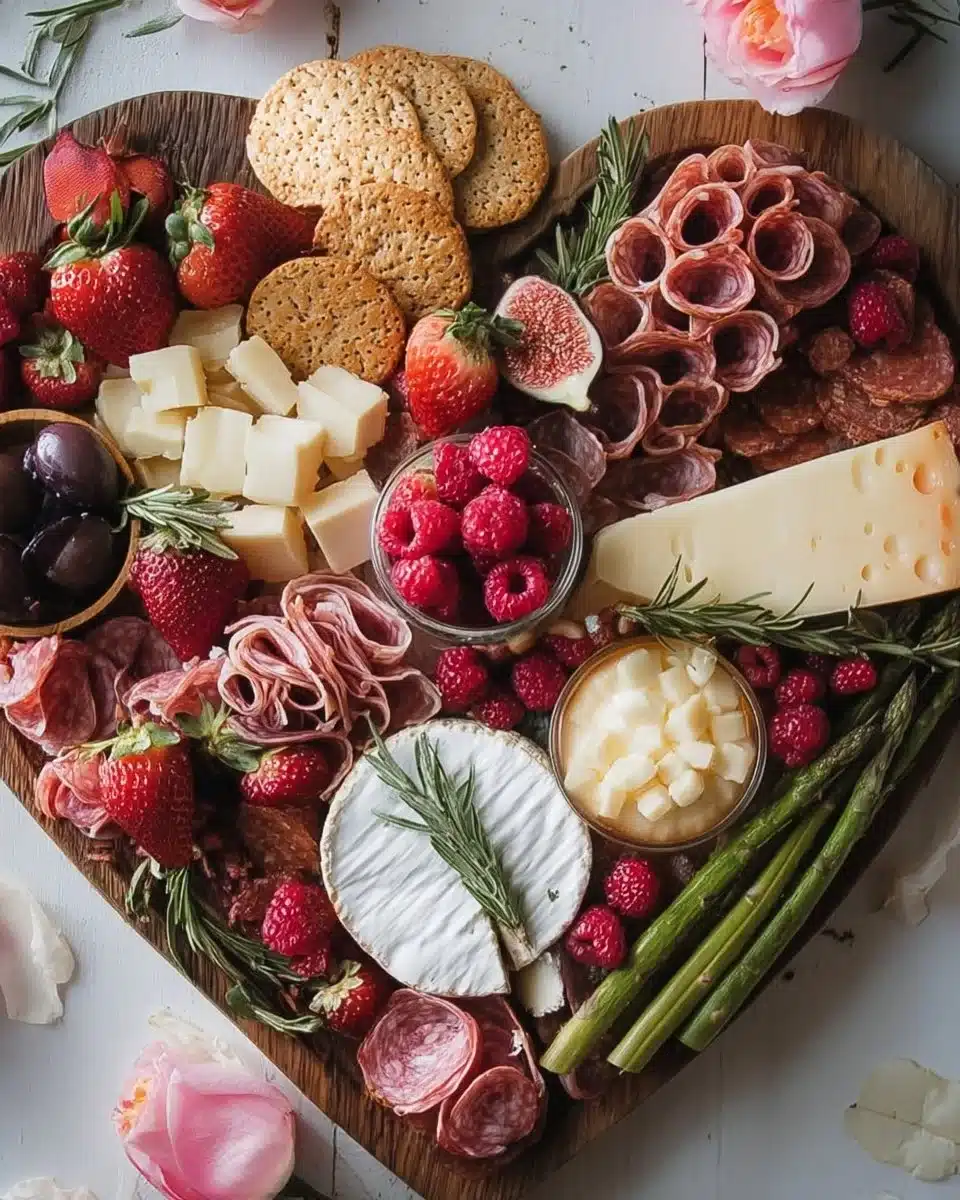 Valentine's Day Charcuterie Board