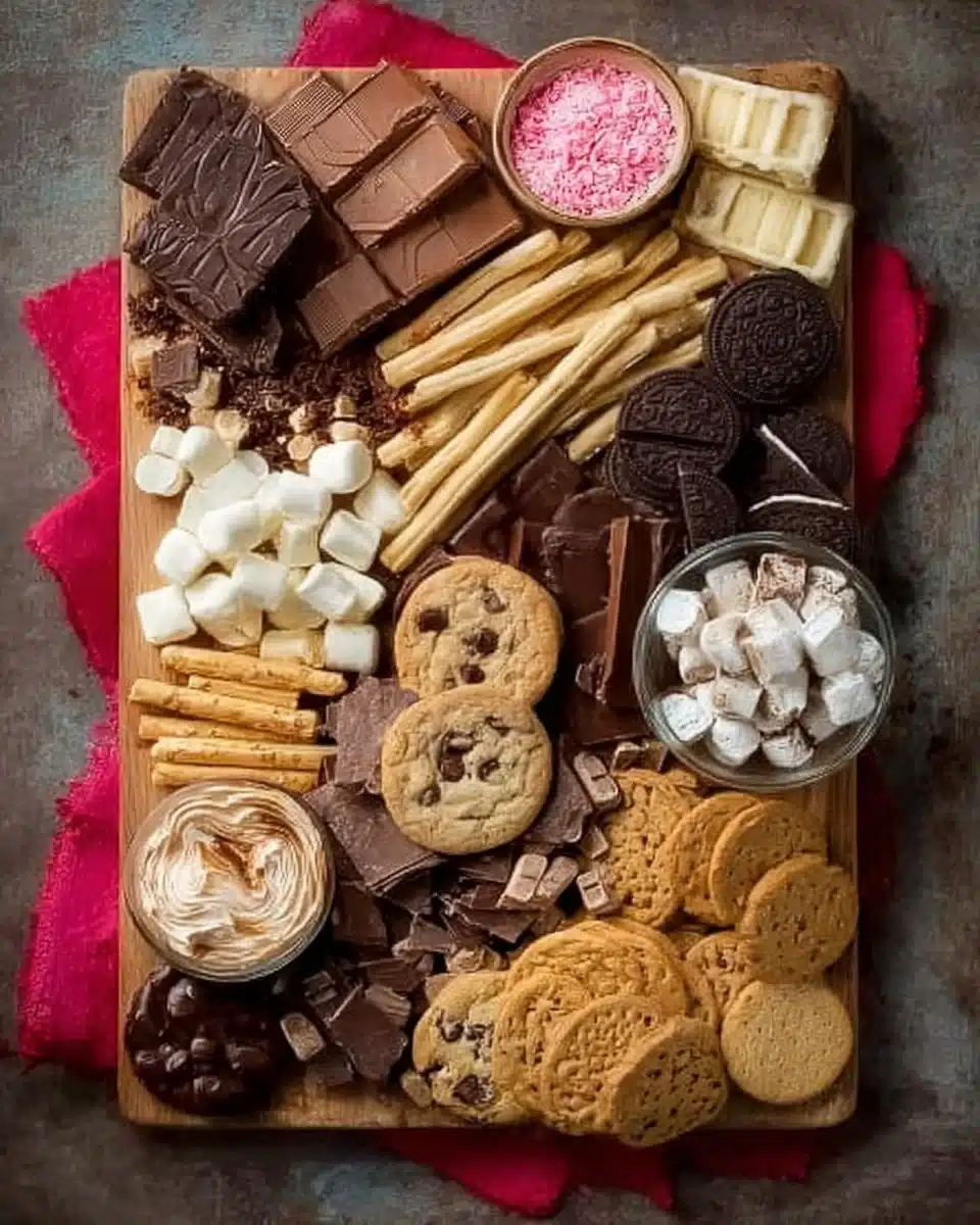 Best 4 Valentine's Day Dessert Ideas for Sweet Celebrations 3 Dessert Charcuterie Board with Chocolate and Cookies