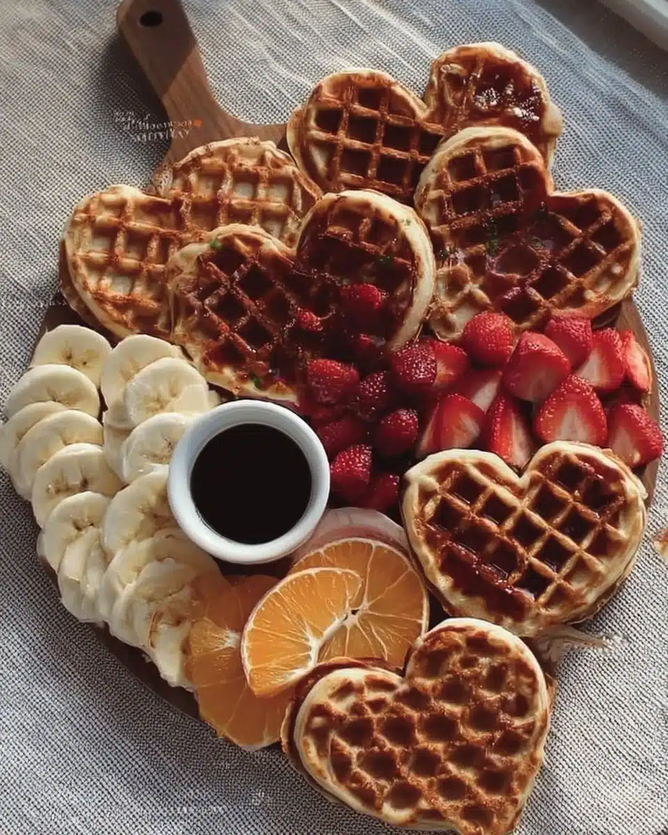 Best 4 Valentine's Day Dessert Ideas for Sweet Celebrations 4 Heart Shaped Waffles
