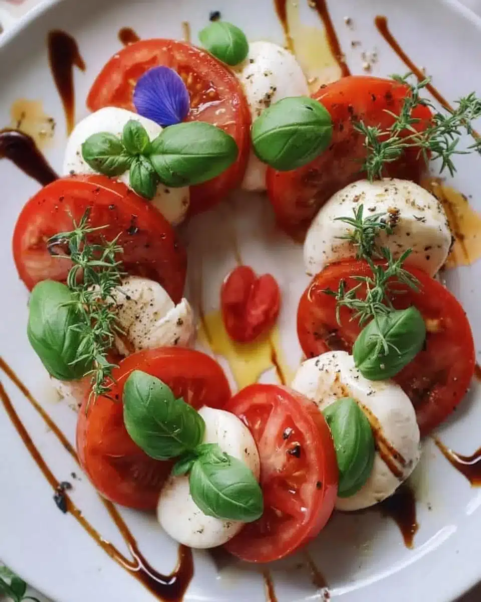 Caprese Love Salad | A Romantic Valentine’s Day Recipe