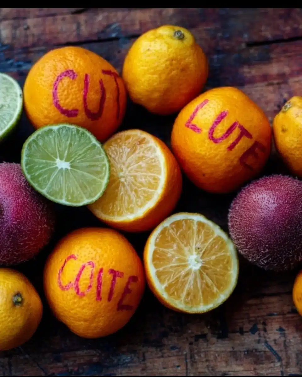 Colorful assortment of Conversation Cuties Fruit arranged beautifully for display.