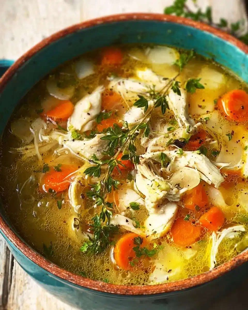 Easy and Healthy Homemade Chicken Soup