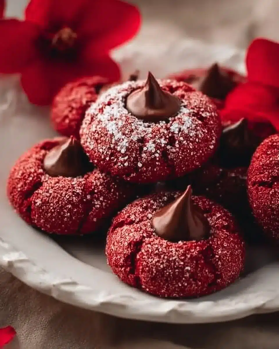 Hershey’s Red Velvet Blossoms