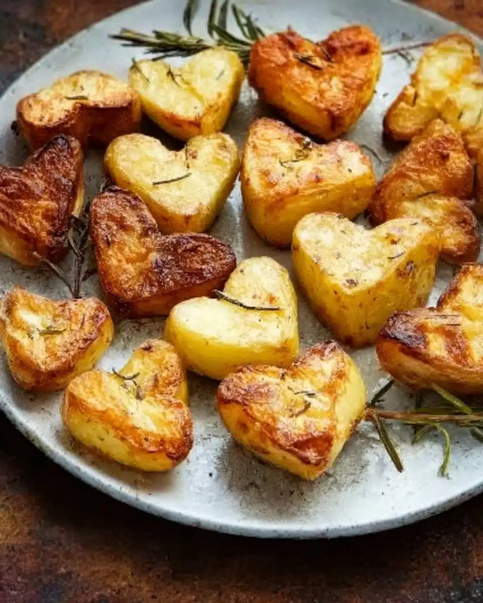 Roasted Heart Potatoes