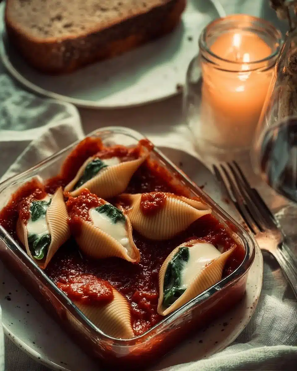 Candlelit table set for a romantic dinner on Valentine’s Day.