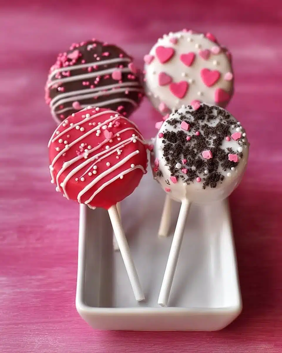 Valentine’s Day Oreo Pops