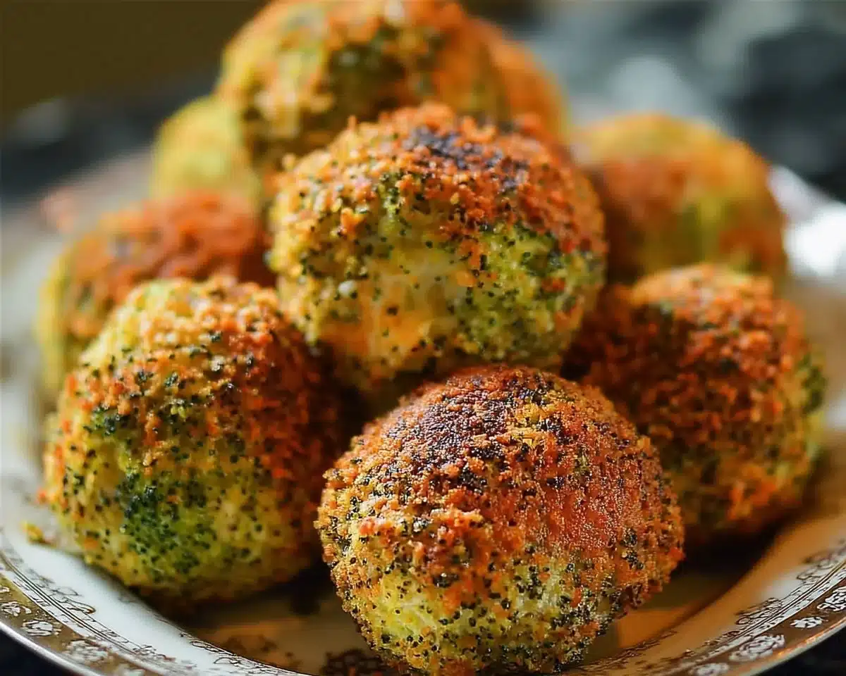 Baked Broccoli Cheese Balls