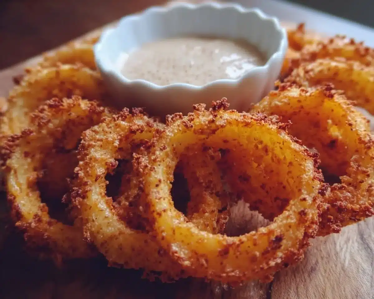 Cheesy Onion Rings
