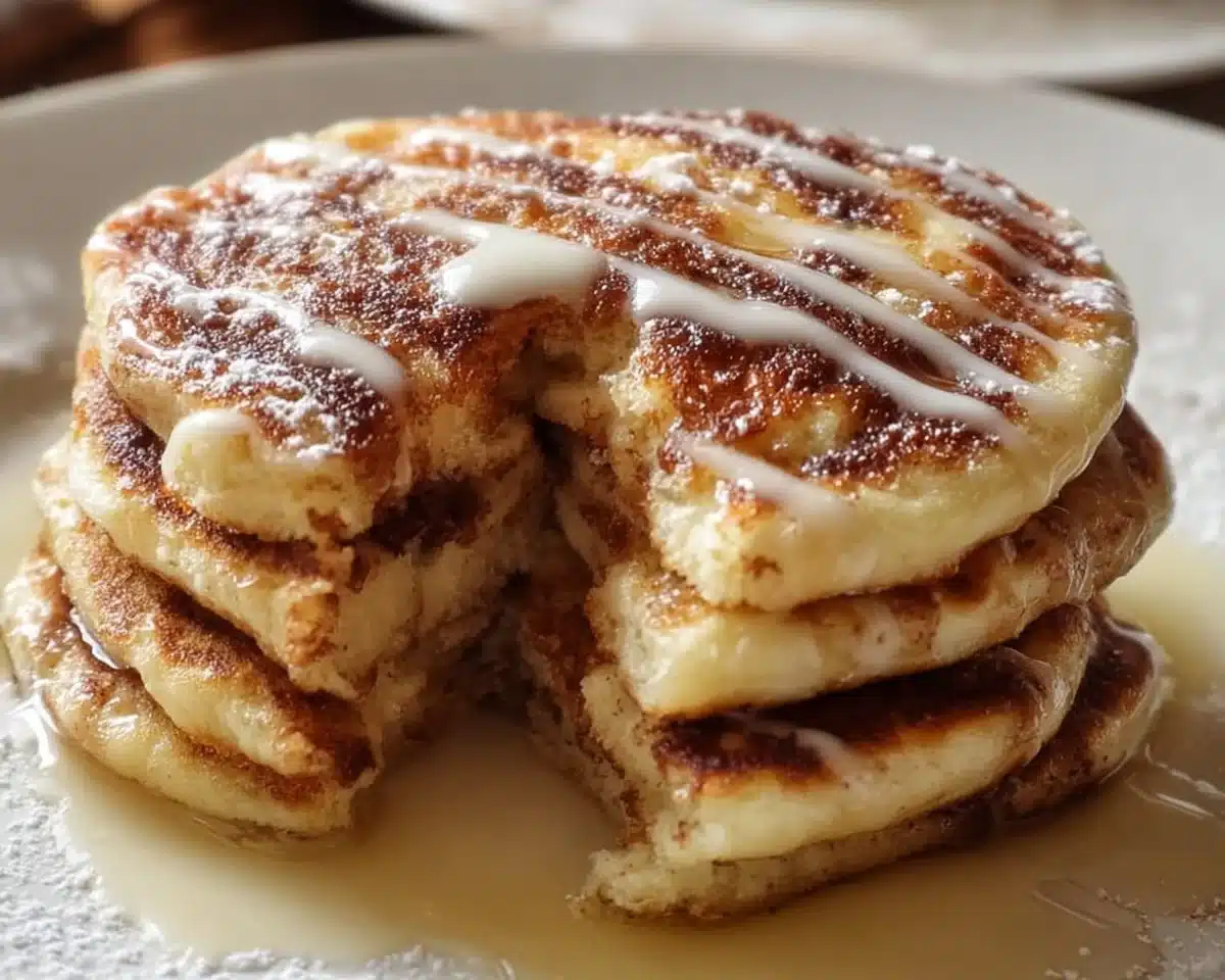 Cinnamon Roll Pancakes