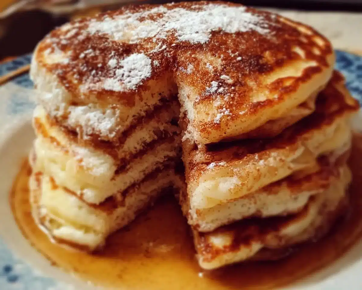 Cinnamon Roll Pancakes