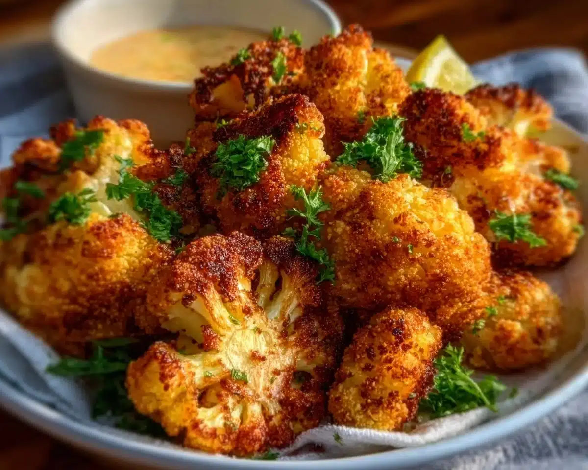 Crispy Air-Fried Cauliflower