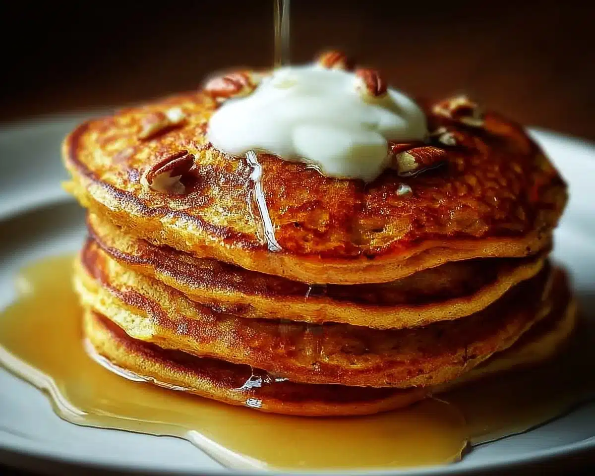Fluffy Sweet Potato Pancakes