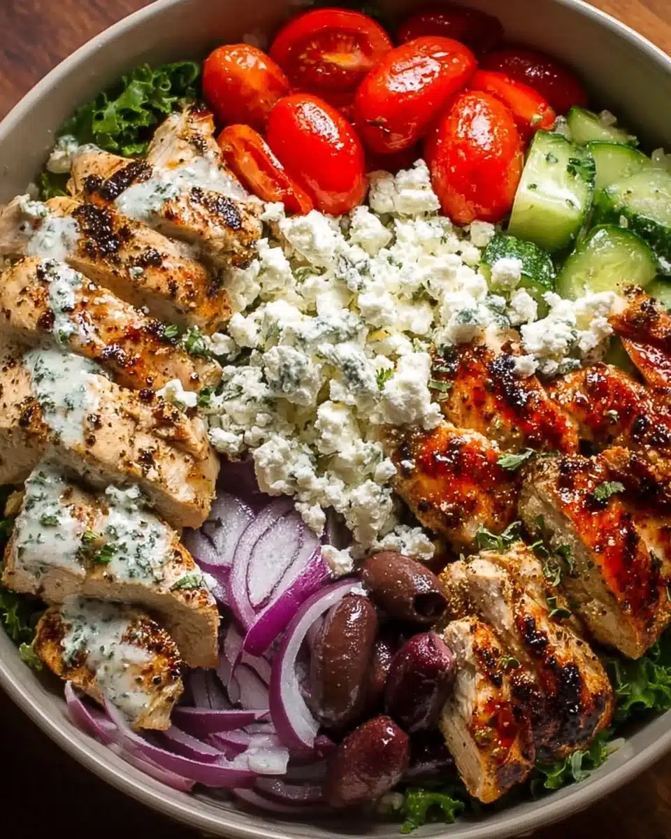 Greek Chicken Bowls