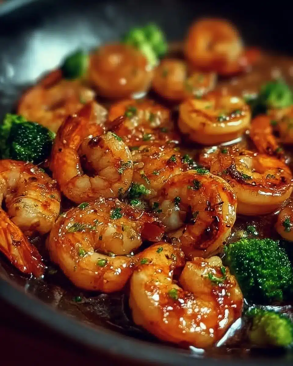 High-Protein Honey Garlic Shrimp