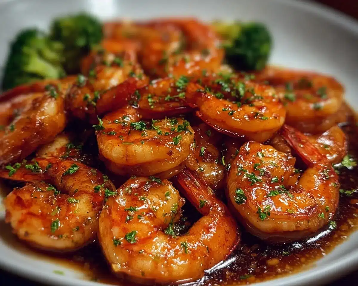 High-Protein Honey Garlic Shrimp
