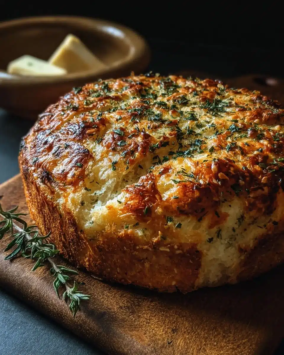 Italian Herbs and Cheese Bread