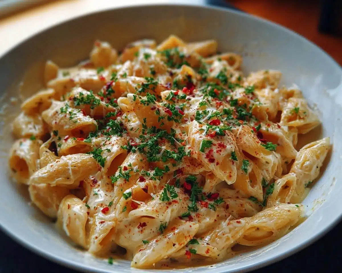 One Pot Creamy Garlic Pasta