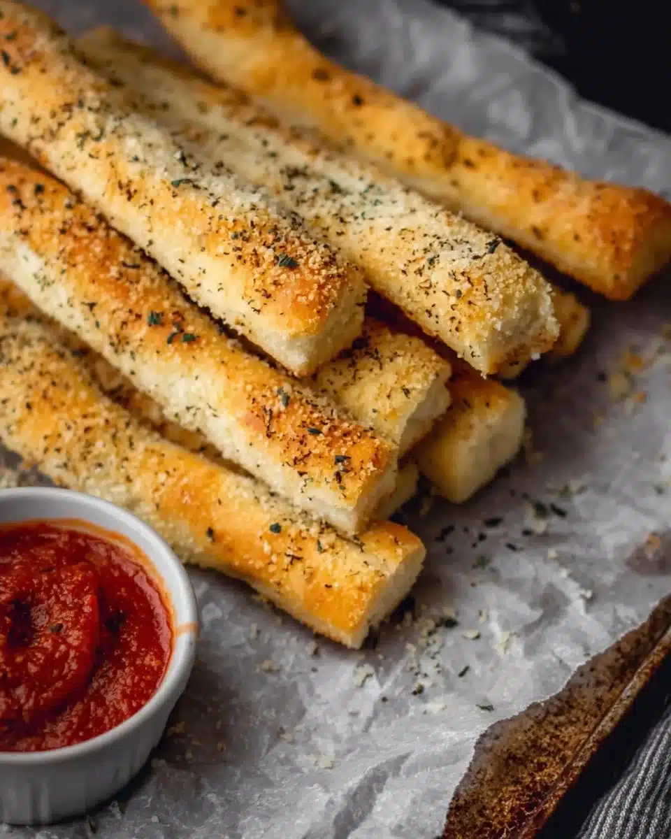 Quick & Easy Sheet Pan Breadsticks