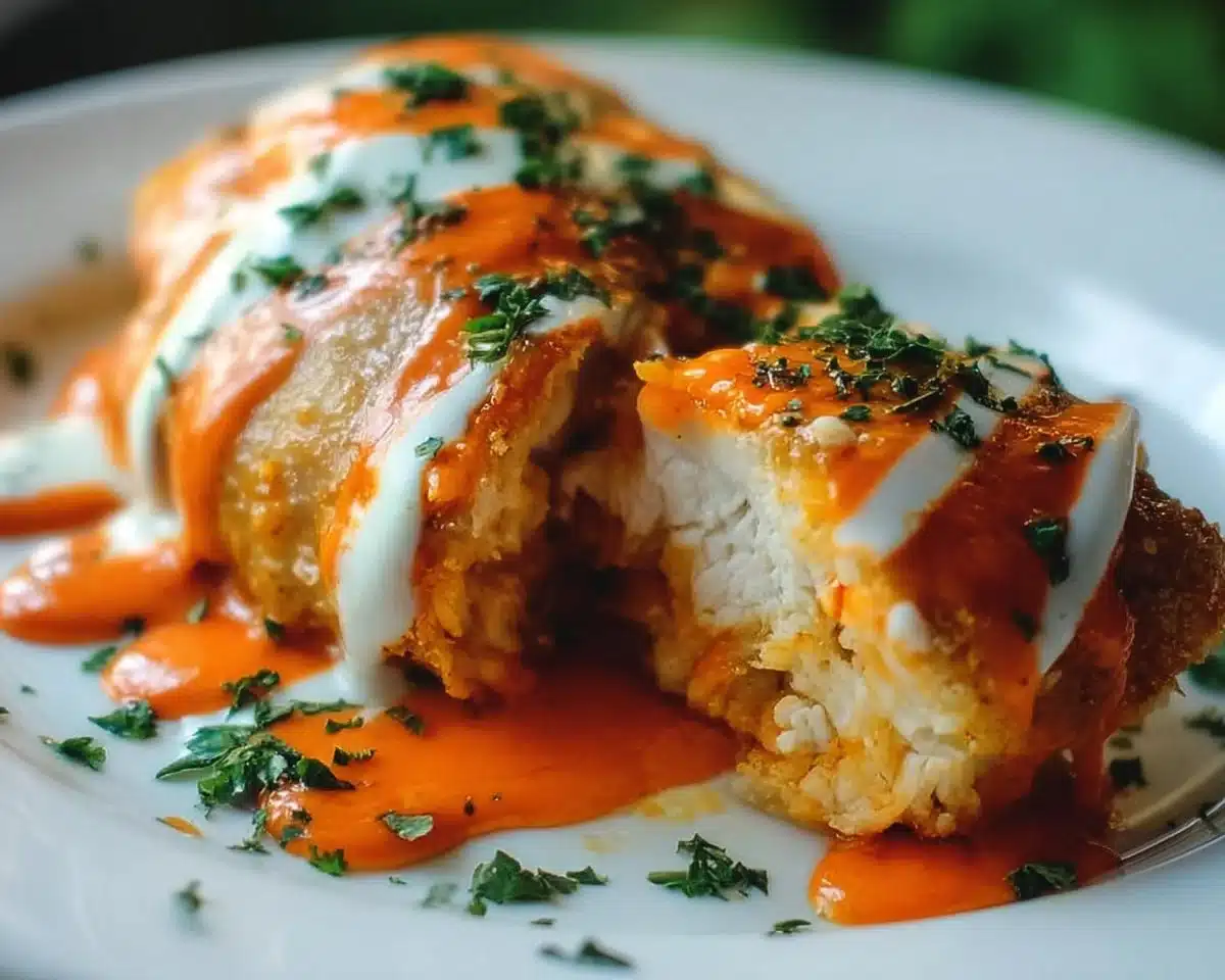 Stuffed Buffalo Chicken